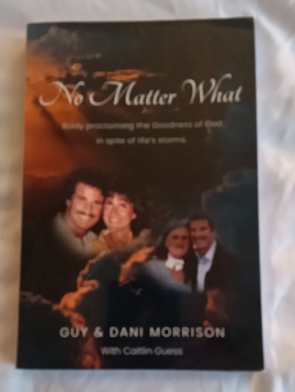 No Matter What by Guy & Dani Morrison - Black & Orange Cover
